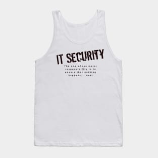 one who ensure, that nothing happen ever Tank Top